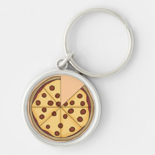 Pizza Pie Schlüsselanhänger