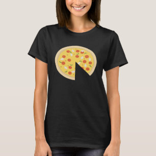 Pizza Piece Slice Vermisst Pater Son Niedlich T-Shirt