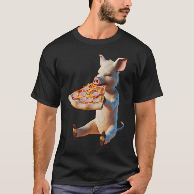 Pizza Pig T-Shirt (Vorderseite)