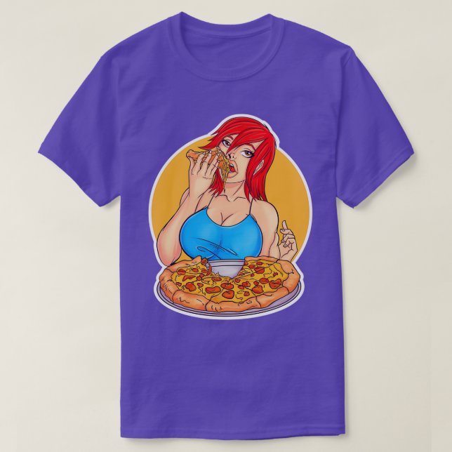 Pizza PinUp T-Shirt (Design vorne)