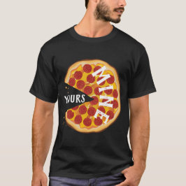 Pizza Pizza Funny Pepperoni niedlich Feinschmecker T-Shirt