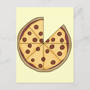 Pizza Pizza Pizza Postkarte