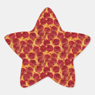 Pizza Pizza Stern-Aufkleber