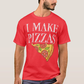 Pizza Pizzas Party Funny Koch Zitat1019 T-Shirt