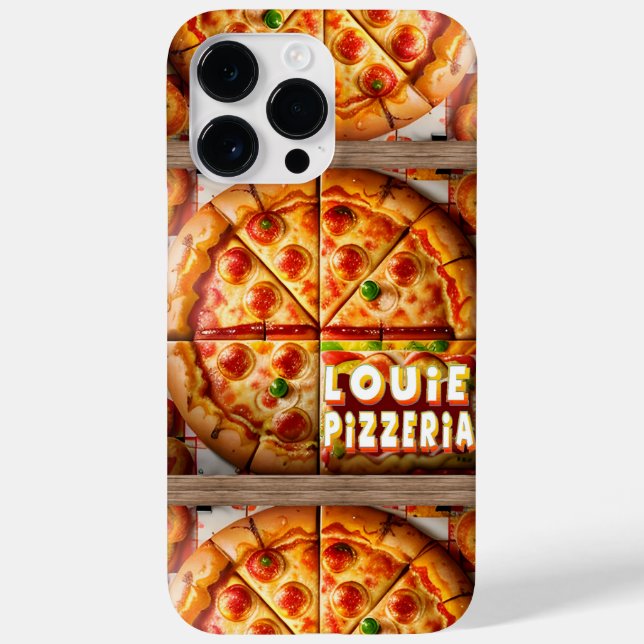 Pizza Pizzeria Design Case-Mate iPhone Hülle (Rückseite)