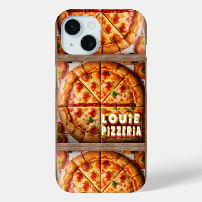 Pizza Pizzeria Design Case-Mate iPhone Hülle (Rückseite)