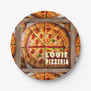 Pizza Pizzeria Design Pappteller