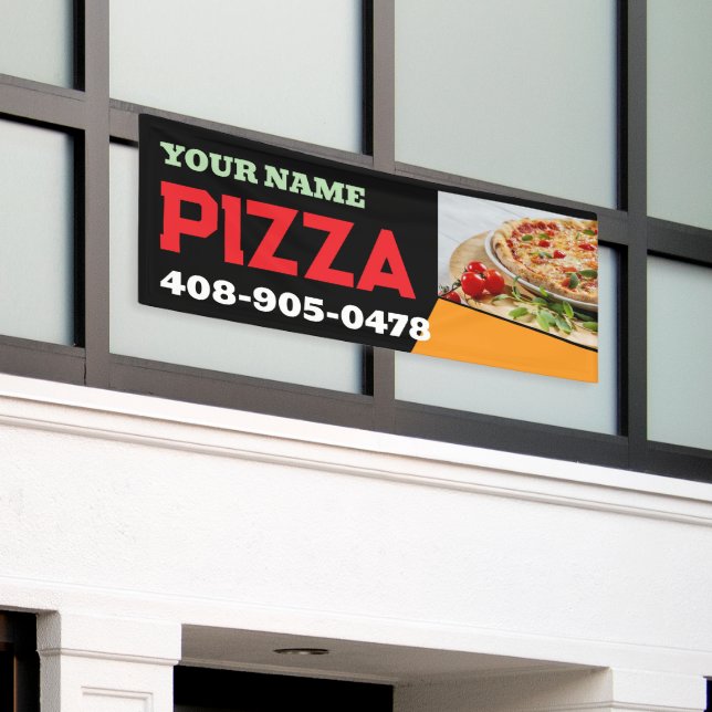 Pizza Place Custom Banner (Äußeres Gebäude)