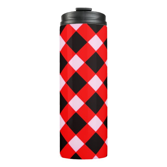 'Pizza Place' Pattern Tumbler Thermosbecher (Vorderseite)