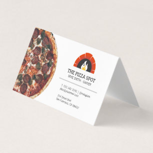 Pizza Place Shop Business Card Visitenkarten