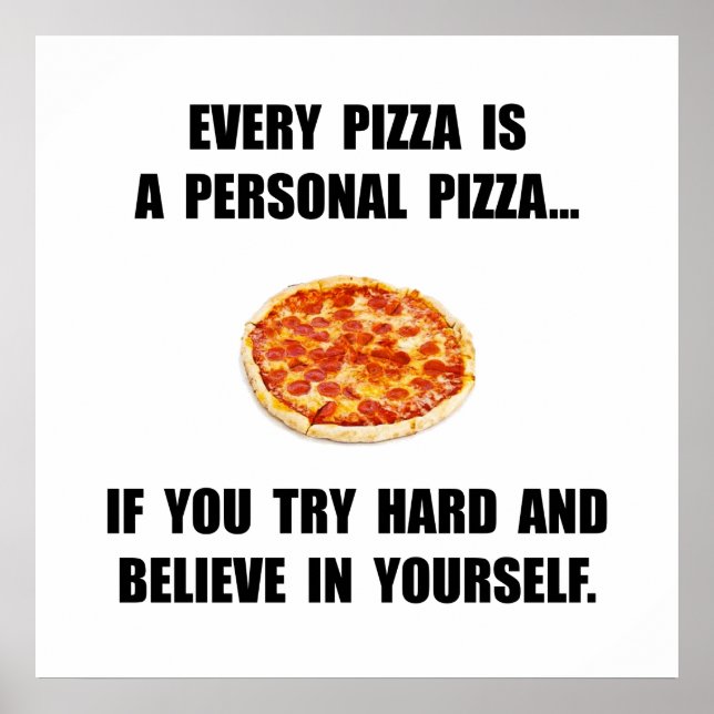 Pizza Poster (Vorne)