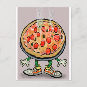 Pizza Postkarte
