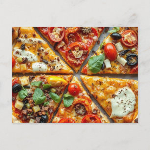 Pizza Postkarte