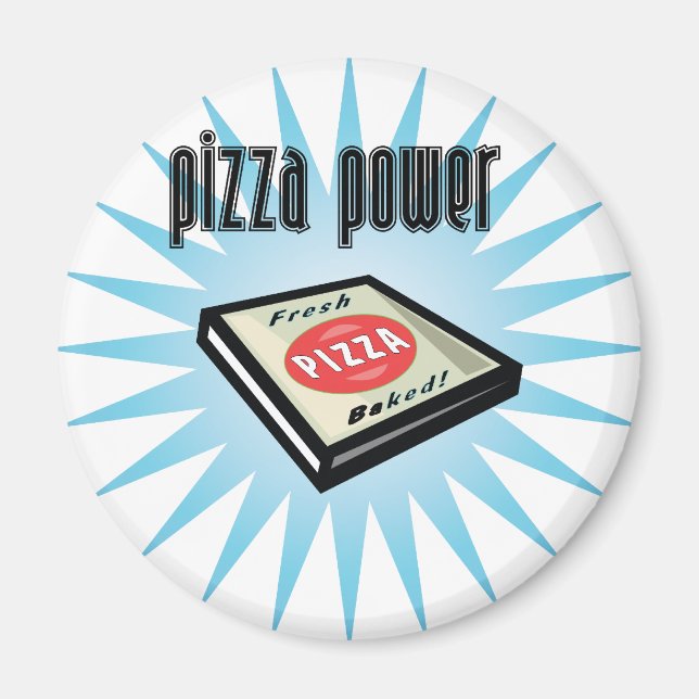 Pizza-Power Magnet (Vorne)
