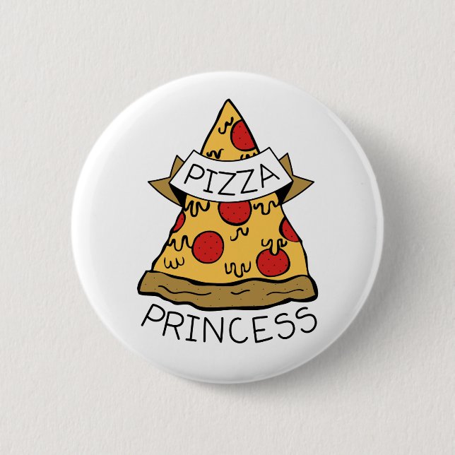 Pizza Princess Button (Vorderseite)