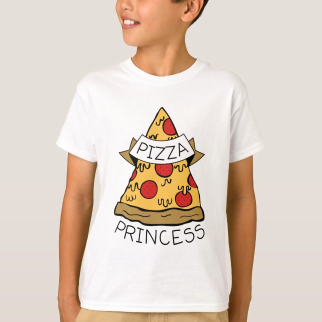 Pizza Princess T-Shirt (Vorderseite)