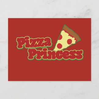 Pizza Prinzessin Postkarte