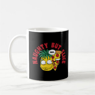 Pizza Pub mit Naughty aber Slice Kaffeetasse