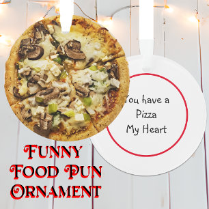 Pizza Pub Romantische Weihnachten Ornament