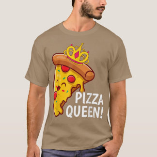 Pizza Queen Niedlich Pizza Lover Junk Food Squad F T-Shirt