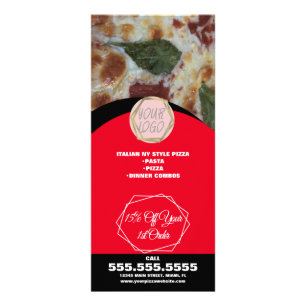 Pizza Restaurant Mittagessen-Specials Geschäft B Werbekarte