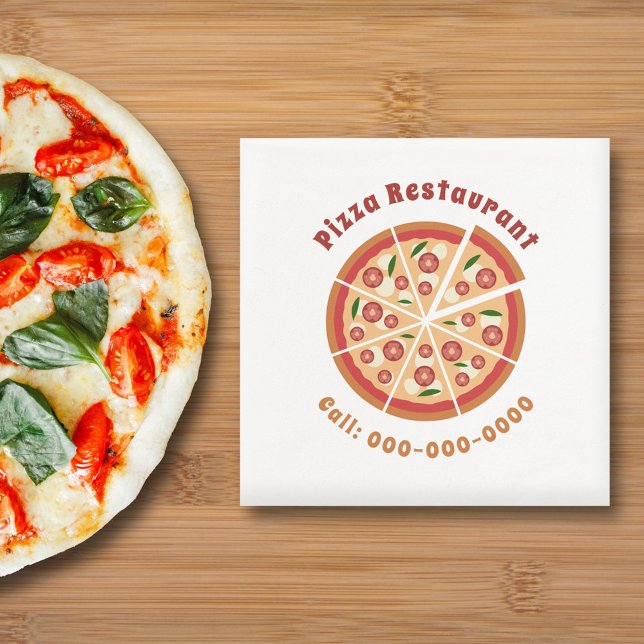 Pizza Restaurant Serviette (Pizza Napkin)