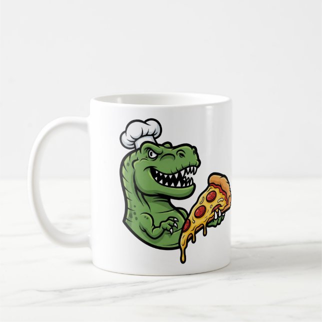 Pizza-Rex Kaffeetasse (Links)