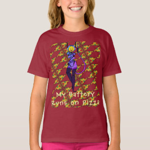 Pizza Robot Fun Art T - Shirt
