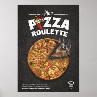 Pizza Roulette Poster