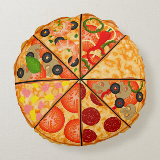 Pizza Rundes Kissen
