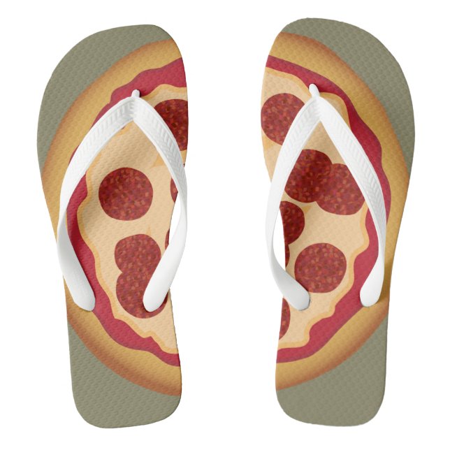 Pizza Sandals Flip Flops (Fußbett)
