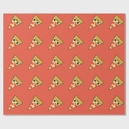 Pizza-Scheibe Geschenkpapier