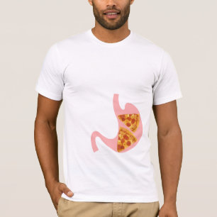 Pizza-Scheiben in meinem Magen T-Shirt