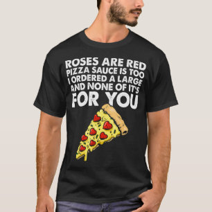 Pizza-Scheiben-Wortspiel-Sprüche für Pizza-Liebhab T-Shirt
