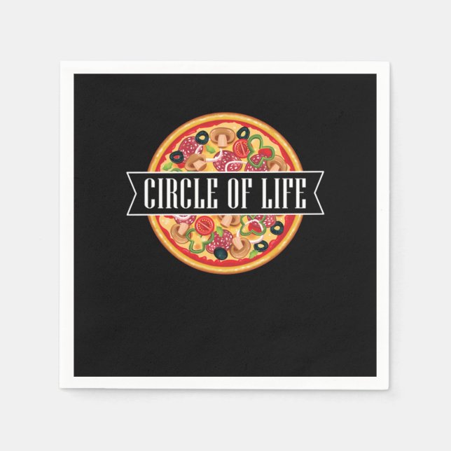 Pizza Serviette (Vorderseite)