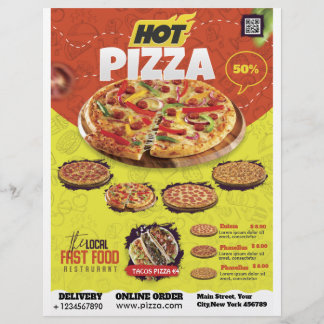 Pizza Shop Flyer Design