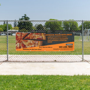 Pizza Shop Pepperoni Käse Werbung anpassen Banner