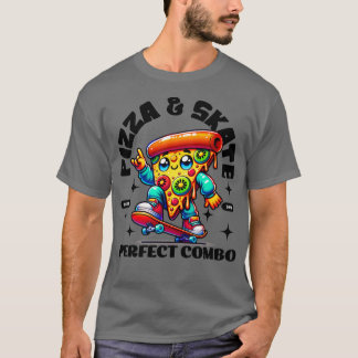 Pizza Skate Perfekte Kombination T-Shirt