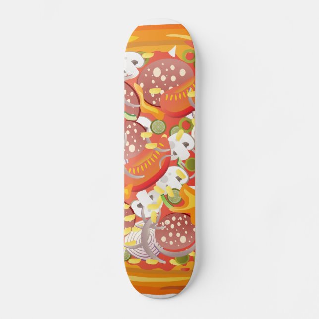 Pizza Skateboard (Vorderseite)