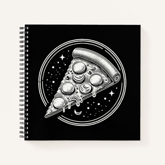 Pizza Slice Fun Notizbuch (Vorderseite)