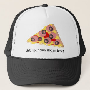 Pizza Slice-Grafik anpassen Truckerkappe