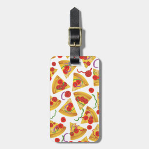 Pizza Slice Pattern Gepäckanhänger