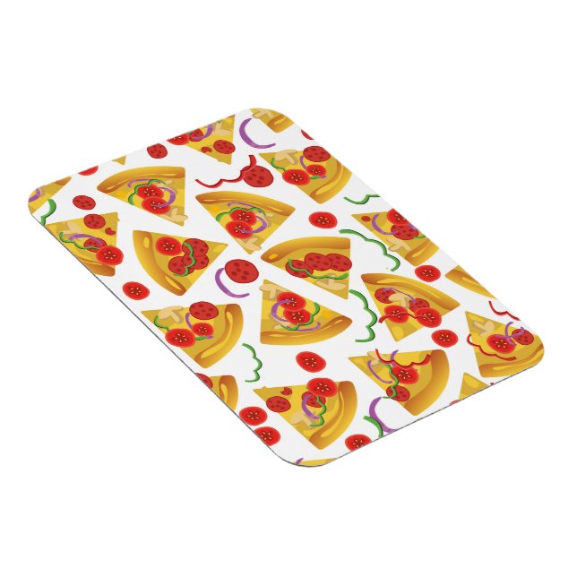 Pizza Slice Pattern Magnet (Rechte Seite)