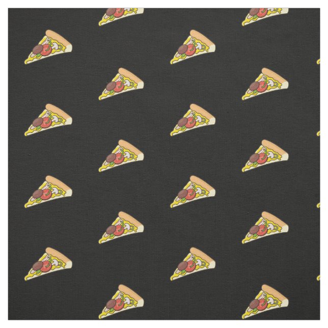 Pizza Slice Pattern Stoff (Muster)