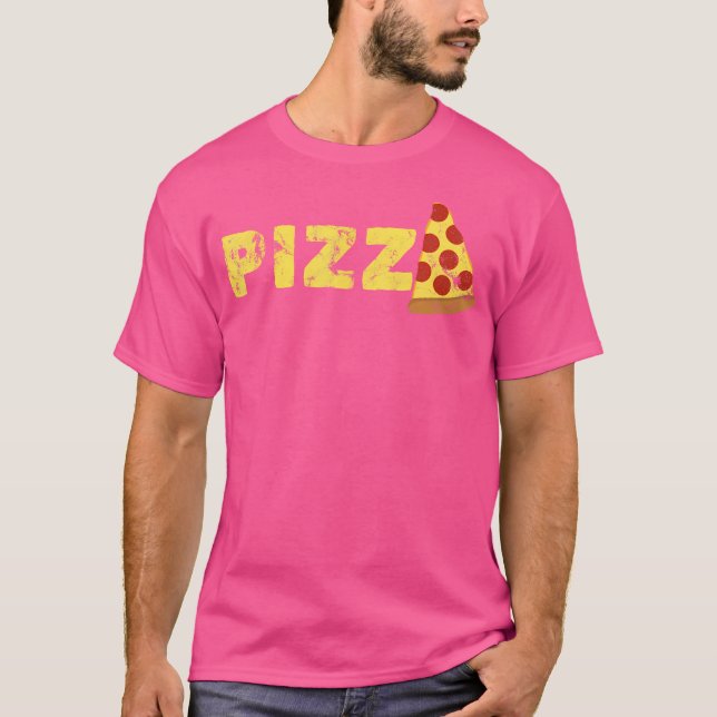 Pizza Slice Pizza Frauen Männer Jugend T-Shirt (Vorderseite)
