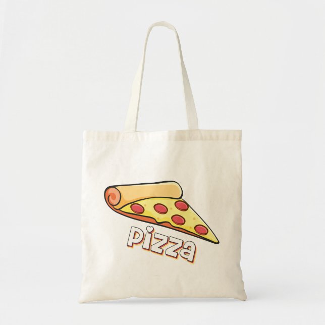 Pizza Slice Pizza Lovers Geschenk Tragetasche (Vorne)