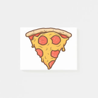 Pizza, Slice, Pizza Slice, Dripping, Pepperoni, Fo Post-it Klebezettel