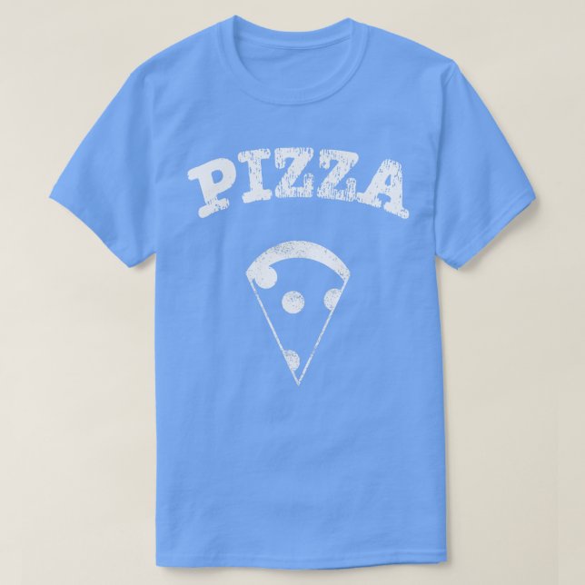 Pizza Slice Pizzeria Favorite Food Grap T-Shirt (Design vorne)