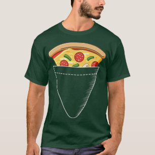 Pizza Slice Pocket T-Shirt Cool italienisches Food