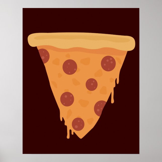 Pizza Slice Poster (Vorne)
